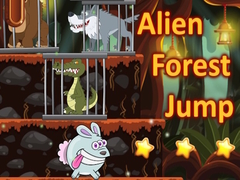 Jwèt Alien Forest Jump