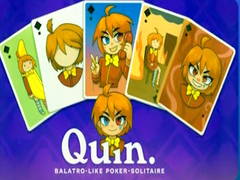 Jwèt Quin. Balatro-like poker-solitaire