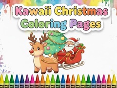 Jwèt Kawaii Christmas Coloring Pages