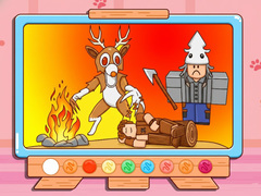 Jwèt Coloring Book: 99 Nights In The Forest