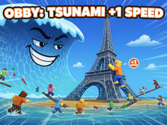 Jwèt Obby: Tsunami +1 speed
