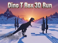 Jwèt Dino T Rex 3D Run