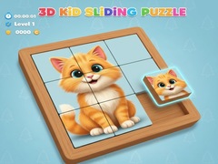 Jwèt 3D Kid Sliding Puzzle