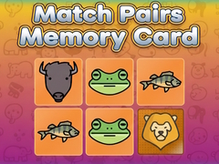 Jwèt Match Pairs Memory Card
