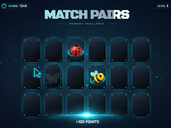 Jwèt Match Pairs Memory Challenge