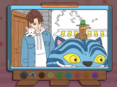 Jwèt Coloring Book: Kpop Jinu & Blue Tiger