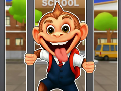 Jwèt Jigsaw Puzzle: Monkey Student School Prank