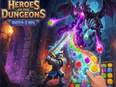 Jwèt Heroes of the Dungeons: Match-3 RPG
