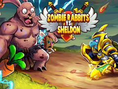 Jwèt Zombie Rabbits vs Sheldon