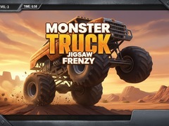 Jwèt Monster Truck Jigsaw Frenzy