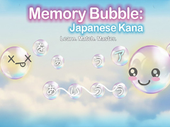 Jwèt Memory Bubble: Japanese Kana