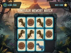 Jwèt Dinosaur Memory Match