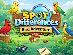 Jwèt Spot Differences Bird Adventure