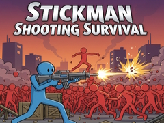Jwèt Stickman Shooting Survival