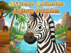 Jwèt African Animals: Jigsaw Puzzles