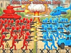 Jwèt Gun Mob: Stickman Run