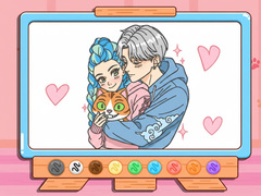 Jwèt Coloring Book: Kpop Valentine's Day