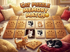 Jwèt Cat Puzzle Memory Match