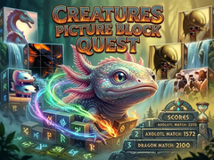 Jwèt Creatures Picture Block Quest