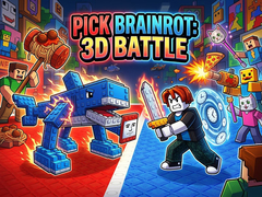 Jwèt Pick Brainrot: 3D Battle