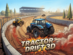 Jwèt Tractor Drift 3D