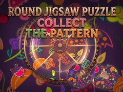 Jwèt Round jigsaw Puzzle - Collect the Pattern