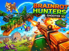 Jwèt Brainrot Hunters: Shooter 3D