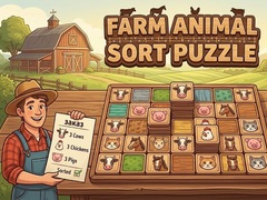 Jwèt Farm Animal Sort Puzzle