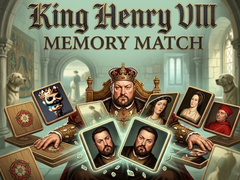 Jwèt King Henry VIII Memory Match