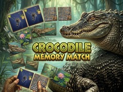 Jwèt Crocodile Memory Match