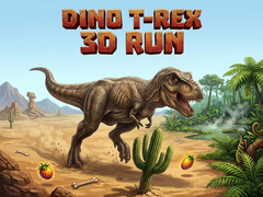 Jwèt Dino T-Rex 3D Run