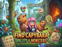 Jwèt Find Capybara: Valley of Monsters