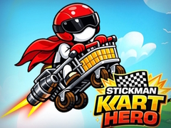 Jwèt Stickman Kart Hero