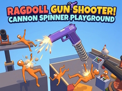 Jwèt Ragdoll Gun Shooter! Cannon Spinner Playground