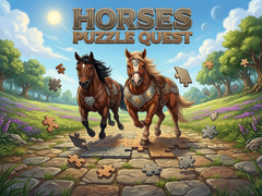 Jwèt Horses Puzzle Quest