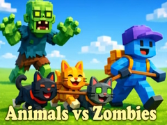 Jwèt Animals vs Zombies