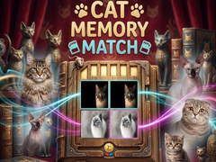 Jwèt Cat Memory Match