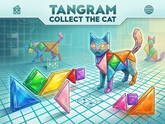 Jwèt Tangram Collect the cat