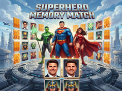 Jwèt Superhero Memory Match