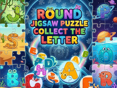 Jwèt Round Jigsaw Puzzle - Collect the Letter