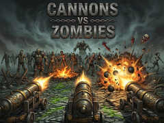 Jwèt Cannons vs Zombies