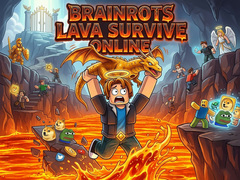Jwèt Brainrots Lava Survive Online