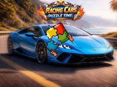 Jwèt Racing Cars Puzzle Time