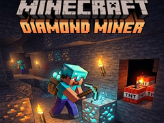 Jwèt Minecraft Diamond Miner