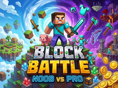 Jwèt Block Battle - Noob vs Pro