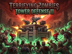 Jwèt Terrifying Zombies Tower Defense II