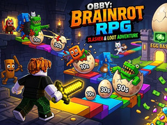 Jwèt Obby: Brainrot RPG Slasher & Loot Adventure