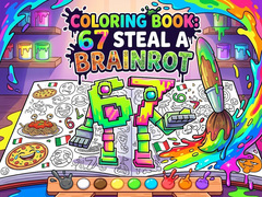 Jwèt Coloring Book: 67 Steal A Brainrot