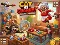 Jwèt Cat Vs Granny! Ragdoll Sandbox