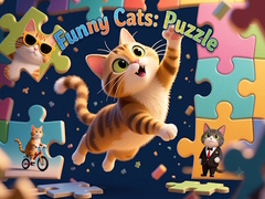 Jwèt Funny Cats: Puzzle